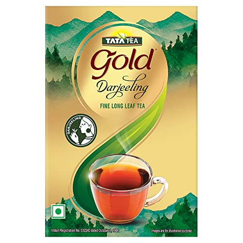 Tata Tea Gold Darjeeling | Fine Long Leaf Authentic Darjeeling Tea | Black Tea | 75g
