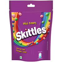 Skittles Wildberry Bite-Size Fruit Flavoured Candy, 196 g Pack