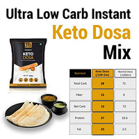 NutroActive Keto Dosa Mix, 2 gm Net Carb Per Dosa, Gluten Free - 350 gm