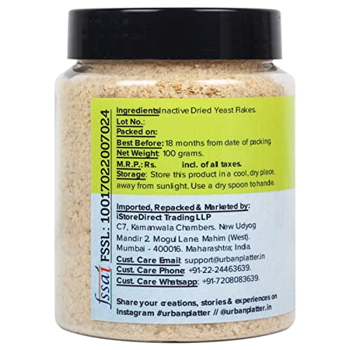 Urban Platter Unfortified Yeast Flakes, 100 g