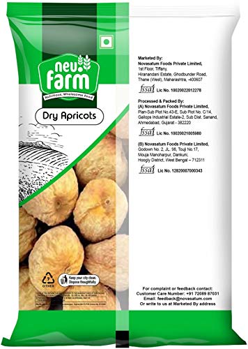 Neu.Farm - Dry Apricots - Khumani - Jardalu - Pack of 2 - Dried Apricots (2x200g)
