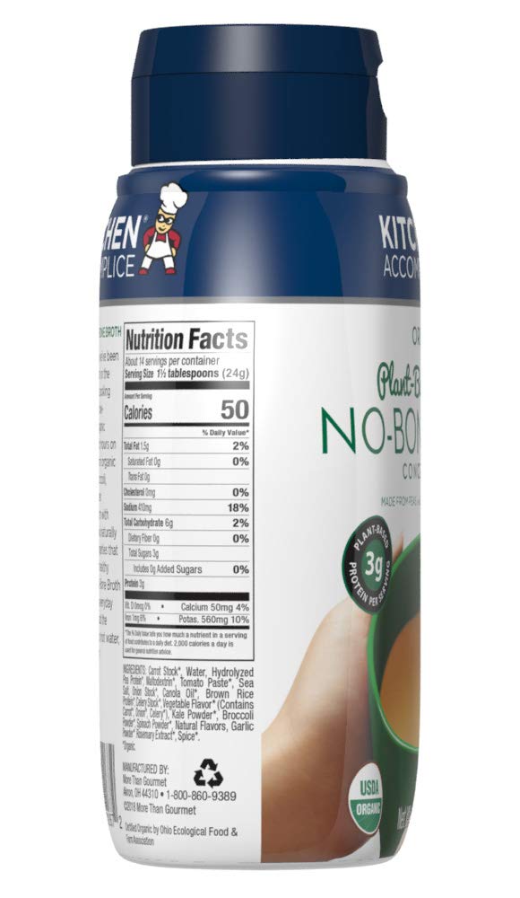 Kitchen Accomplice Organic Plant-based Vegan No-bone Broth Concentrate, 12 Oz