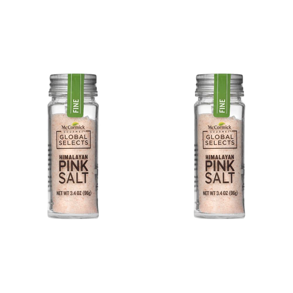 McCormick Gourmet Global Selects Himalayan Pink Salt, 3.4 oz (Pack of 2)
