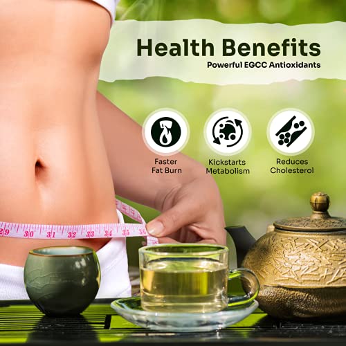 Fearless Green Tea Original & Pure | 200g | Natural Loose Leaves | Non Bitter Assam Tea | Silver Tips For Faster Weight Loss | Exported Worldwide, Now In India | Single Estate Jokai | Makes 120+ cups