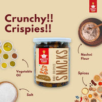 Nutty Yogi Ragi Chips | Ragi Chips | 100% Vegan & Gluten-Free | Crunchy, Spicy, Delicious | Diet Food For Weight Loss | Keto Snacks | Calcium-Rich, Low Sodium & Fat | Healthy Snacks | 100gm Pack of 2