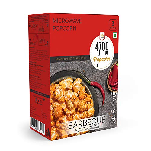 4700BC Popcorn,Microwave Bag, BBQ, 276g,(Pack of 3)