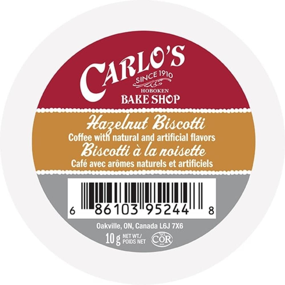 Cake Boss Coffee, Hazelnut Biscotti, 24 Count