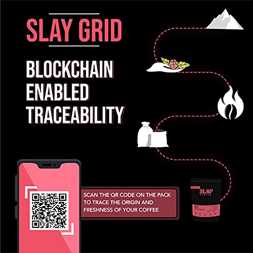 SLAY X 80% Premium Robusta and 20% Chicory blend Coffee Powder | Single Origin | Freshly Roasted | Not an Instant Coffee 250gm (Pack 1)