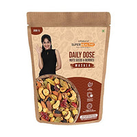 SuperHealthy Daily Dose Mixed Nuts, Seeds and Berries- Organic Trail Mix | Dry Fruit Nutmix | 20+ Varieties like Almonds, Cashews, Cranberries, Pumpkin Seed (Masala - 200g)