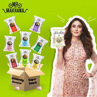 Mr. Makhana Roasted Makhana and Foxnuts : ( 3x75 gm ) | Healthy Snacks | Gluten Free | MSG Free | Antioxidant | Rich Calcium | Zero cholesterol (Pudina Party)