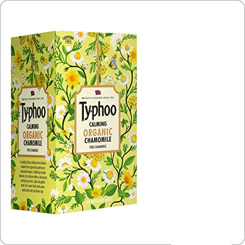 Typhoo Calming Organic Chamomile Tea with Pure Chamomile 20 Tea Bags