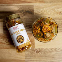 Delight Foods Rajasthani Marwari Pickles and Chutney | Achaar | Chatni | Rajasthani Ambiya (Aam | Mango Pickle) 300g | Pure Mustard Oil (Sarson Ka Tel)