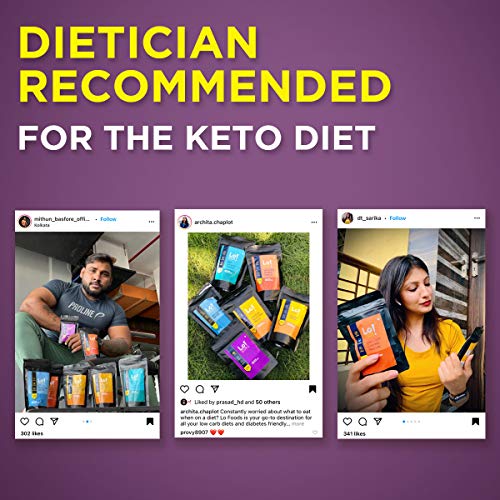 Lo! Low Carb Delights - Keto Nachos (200 g) | 1.9g Net Carb Per | Keto Snacks for Keto Diet | Low Carb Snacks | Diet Snacks Food | Keto Chips style | Zero Added Sugar Namkeen