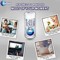Orbit Sweetmint Flavour Sugar Free Chewing Gum - 22g Tube (Pack of 8)