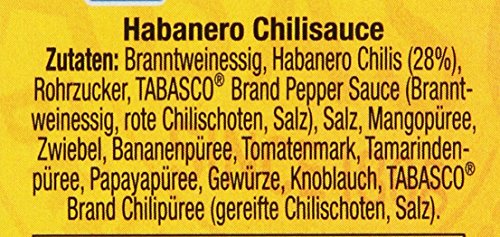 Tabasco Habenero Pepper Sauce - 60ml, U.S.A