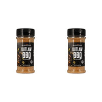 Blackstone 4160 Outlaw BBQ Powder for Beef, Poulty, Pork, Chicken, Fries, Steaks Tasty Spices with Sweetness and Citrus, All-Purpose Cooking Grilling Barbecue Seasoning, 5.9 Oz, (Pack of 2)