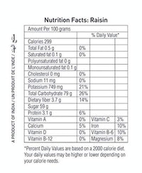 Natureland Organics Raisins / Kismis 250 Gm - Organic Raisins