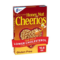 Honey Nut Cheerios Heart Healthy Cereal, Gluten Free Cereal With Whole Grain Oats, 10.8 OZ
