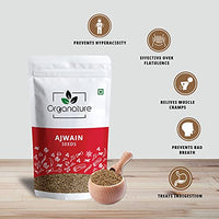 Organature Premium Fresh Whole Ajwain Seeds | Carom Seeds | Ajamo | Bishop's  Weed Pack of - (400 Grams)