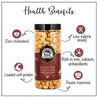 Wonderland Foods - Roasted & Flavoured Tangy Masala Makhana (Foxnut) 200g Jar (100gX2)