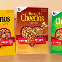 Honey Nut Cheerios Heart Healthy Cereal, Gluten Free Cereal With Whole Grain Oats, 10.8 OZ