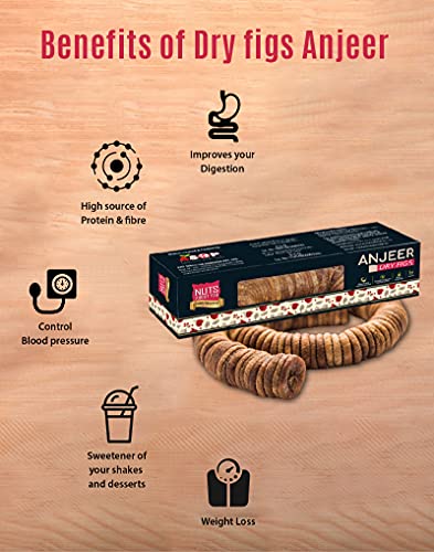 NUTS ABOUT YOU Dry Figs Pouch, 250 g