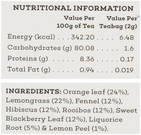 The Hillcart Tales Lemon Cake Dessert Tisane Herbal Tea, (14 Teabags)