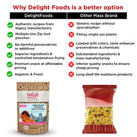 Delight Foods Maharashtrian Snacks - SOYA Stick (Diet- Low Oil) | Namkeen, Savory, Chips, Healthy Snacks (Szechuan Tapioca SOYA Sticks 200g)