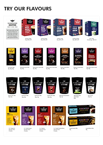 Colombian Brew Creamy Caramel Instant Coffee Powder, No Sugar Vegan, 100g