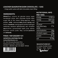 Loacker Quadratini Dark Chocolate 125g - Italy