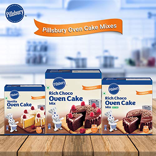 Pillsbury Oven Cake Mix, Rich Chocolate, 285 gm