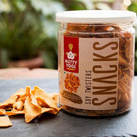 Nutty Yogi Soya Twisters Chips I Soya Sticks I Guilt-free I Crunchy Cracker, 100% Vegan I No Maida, No Sugar I Healthy Snack I Diet Chips in Fresh I (Pack of 2x100 gm)