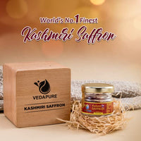 Vedapure Finest A++ Grade Original Kashmiri Saffron/Kesar For Pregnant Women, Skin 1 Gram- (Pack of 1)