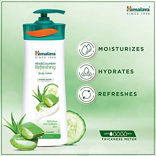 Himalaya Herbals Aloe and Cucumber Refreshing Body Lotion, 400ml