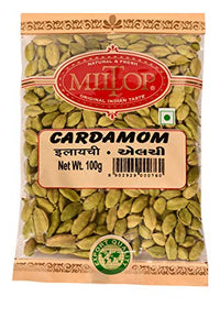 Miltop Premium Cardamom Green Whole (ELAICHI), 100g