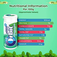 Orbit Wrigley Spearmint Flavour Sugar Free Chewing Gum, Pocket Bottle 22g Pack of 8