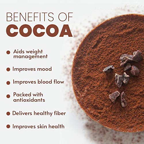 Kitchiez Natural Cocoa Powder, 200g [ Ghana Cacao Beans, Unsweetened, Non-alkalised, Pure Cocoa]