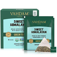VAHDAM, Sweet Himalayan Detox Tea (15 Tea Bags) | SUPERFOODS Blend - Detox Tea | 100% Natural Detox Tea | Easy Brewing and Tastes Delicious