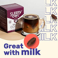 Sleepy Owl Coffee Mocha Hot Brew Bags | Set of 10 Bags - Makes 10 Cups | 3 Step Brew - No Equipment Required | 100% Arabica Beans - Sourced Directly from Farms