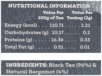 The Hillcart Tales Imperial Earl Grey | Black Tea With Sweet Natural Bergamot Flavour | (14 Teabags)