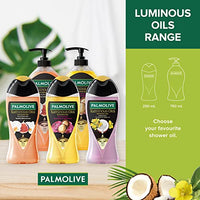 Palmolive Luminous Oil Enriching Body Wash for Women, Gel Based Shower Gel with Coconut & Jojoba Oil - pH Balanced, No Parabens, No Silicones, 250 ml Bottle