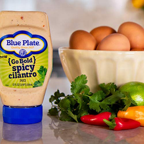 Blue Plate {Go Bold} Spicy Cilantro Sauce, 12 Ounce Squeeze