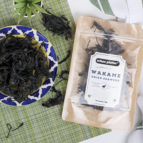 Urban Platter Wakame Seaweed, 100g / 3.5oz [Low Fat, Source of Protein, High Fibre]