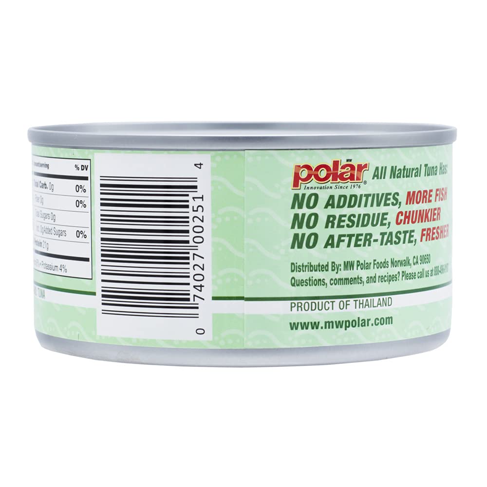 MW Polar Wild Caught Chunk Light Tuna, 12-Ounce