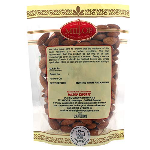 Miltop California Almonds, 250g