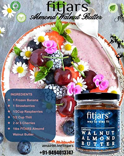FITJARS California Walnut and Almond Butter 200 G Nut butters ,breadspread ,vegan butters