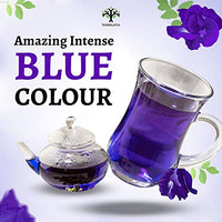 Vanalaya Organic Butterfly Pea Tea From Sun Dried Butterfly Pea Flowers For Stress Relief 25gm