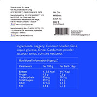 GO DESi - DESi Meetha Pista Coconut Barfi | 300 Grams | 25 Individually Wrapped Pieces | Dry Fruits Sweet | No Refined Sugar | Sweets Indian Mithai