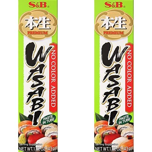 S&B Premium Wasabi Paste in Tube, 1.52 Ounce (Pack of 2)