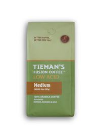 Tieman's  Fusion Coffee, Low Acid Medium Roast, Ground, 10-Ounce Bag
